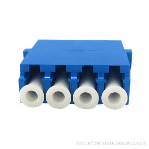 Fiber-optic Adapter with Metal/Plastic Body and 1,000 Times Durability